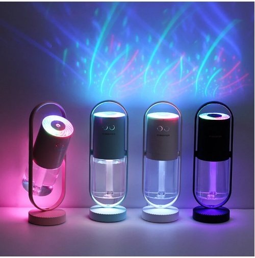 Magic Shadow USB Air Humidifier For Home With Projection Night Lights Ultrasonic Car Mist Maker Mini Office Air Purifier - Image 5