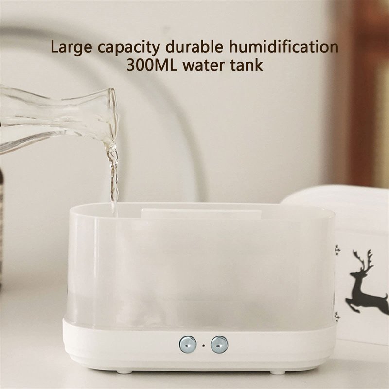 Elk Flame Humidifier Diffuser Mute Household Atmosphere Lamp Christmas Home Decorations - Image 7